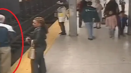Incident şocant la metrou, după ce un pasager neatent a căzut pe şine. Cum s-a terminat totul VIDEO