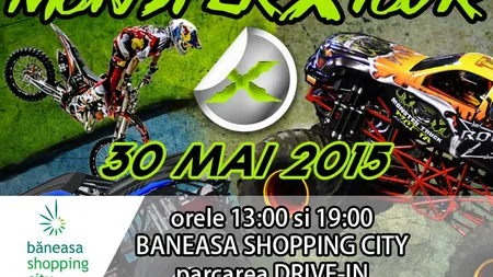 Show-ul MONSTER X TRUCK ajunge, în premieră, la Bucureşti