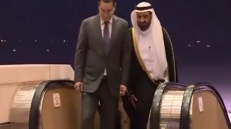 VICTOR PONTA, turneu în Golf. Cum a fost primit premierul în Arabia Saudită VIDEO