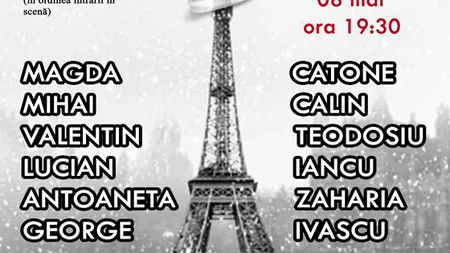 Teatrul de pe Lipscani prezintă pe 8 mai premiera 