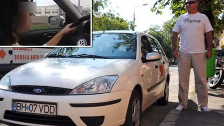 Inconştienţă maximă: O fată de 12 ani, lăsată la volanul unei maşini în trafic