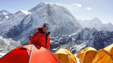 Alpinistul român Alex Găvan: 