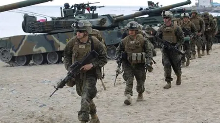 SPECTACULOS. Un convoi de BLINDATE AMERICANE traversează ROMÂNIA VIDEO