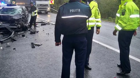 Accident cu TREI VICTIME pe DN 7. Traficul a fost întrerupt