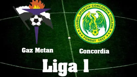 GAZ METAN MEDIAŞ - CONCORDIA CHIAJNA 2-0 LIVE VIDEO