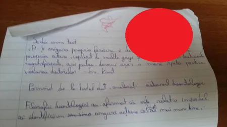 Un elev a luat nota 1 la test. REVOLTĂTOR ce a putut să scrie pe foaie FOTO
