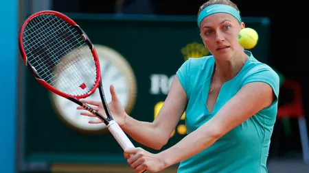 Surpriză la Roma, Petra Kvitova a fost eliminată. Ce adversară va avea Simona Halep în semifinale
