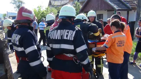 Muncitor prins sub un mal de pământ în Vâlcea