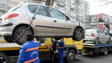 VESTE BUNĂ PENTRU ŞOFERI. Prima primărie care întrerupe activitatea de ridicare a maşinilor PARCATE ILEGAL