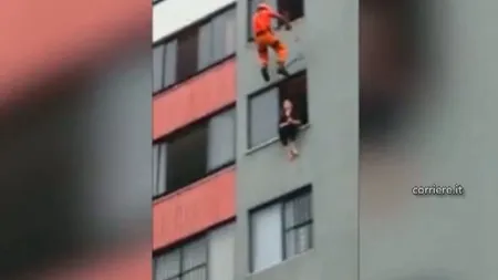 Salvare spectaculoasă a unei sinucigaşe în Brazilia VIDEO