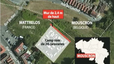 Zid pentru ţiganii de la graniţa dintre Belgia şi Franţa. Avocaţii Poporului cer renunţarea la acest proiect