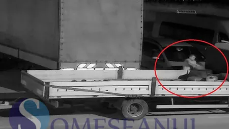 Hoţi de motorină, surprinşi la Dej de camerele de supraveghere VIDEO