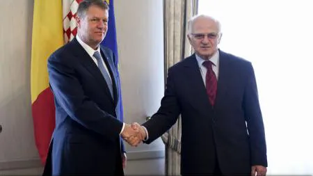 Klaus Iohannis, întrevedere cu preşedintele Parlamentului croat