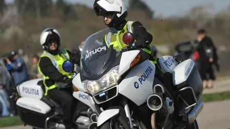 Traficul pe autostrăzile din România, supravegheat de poliţişti cu 5 MOTOCICLETE NOI