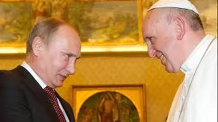 Preşedintele rus Vladimir Putin, în vizită la Papa Francisc