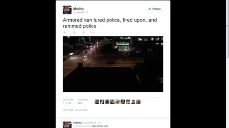 Atac armat în Dallas: Sediul Poliţei, atacat cu arme automate. Agresorul, ucis sau rănit de lunetişti VIDEO