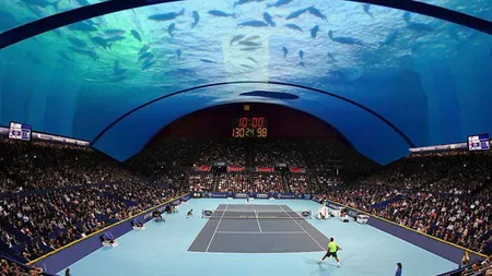 De la Wimbledon la Dubai. Şeicii vor să facă un teren de tenis sub apă VIDEO