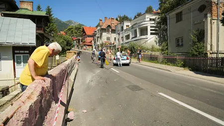 DANI OŢIL, accident la Sinaia. A intrat cu maşina într-un parapet