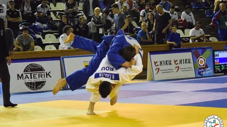 Răzvan Ciolan, medalie de argint la FOTE 2015. A pierdut finala cat. 73 kg la JUDO