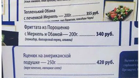 Meniu din Rusia: 