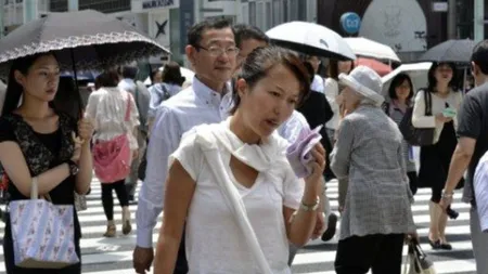 Val de căldură în Japonia. Cinci persoane şi-au pierdut viaţa şi peste 3.000 au ajuns la spital