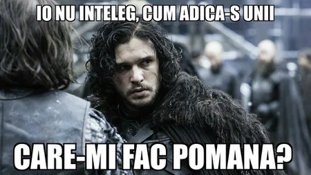 Nu ştiu cine e Jon Snow şi de ce e mort, dar îi fac pomană