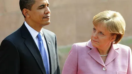 Obama a insistat pe lângă Merkel pentru găsirea unei soluţii la situaţia din Grecia