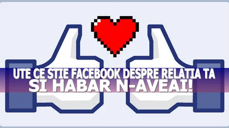 Uite ce ştie Facebook despre relaţia ta şi habar n-aveai