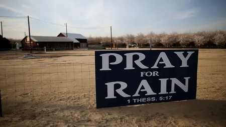 Consumul de apă în California, redus din cauza secetei