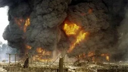 Explozie în Nigeria: 12 morţi şi trei răniţi într-o deflagraţie la un oleoduct