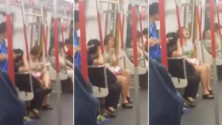 Nu ai văzut aşa ceva. Reacţia EXAGERATĂ a unei tinere după ce rămâne fără baterie la telefon în metrou VIDEO