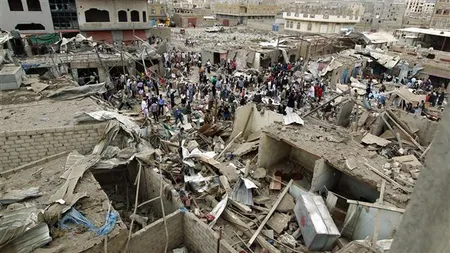 Yemen: Poziţii ale forţelor proguvernamentale, bombardate ''din greşeală'' de avioanele coaliţiei