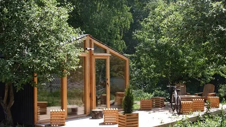 Casa modulară care se livrează gata construită şi se instalează într-o singură zi FOTO