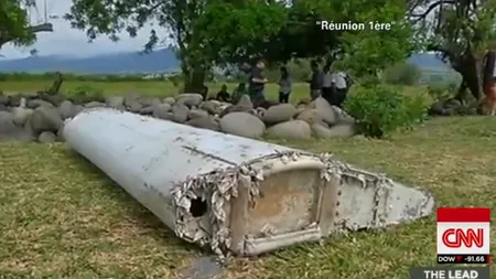 Zborul MH370: Anunţ despre fragmentul de aripă de avion găsit în insula Reunion