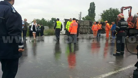 Accident cu 38 de victime în judeţul Brăila. Raed Arafat a declanşat COD ROŞU de intervenţie GALERIE FOTO