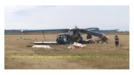 Avion PRĂBUŞIT la Brăila. PRIMELE REACŢII ale AUTORITĂŢILOR