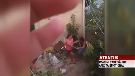 Un BĂRBAT a fost SNOPIT  în BĂTAIE de SOŢIE în public. La sfârşit îl lasă LAT VIDEO