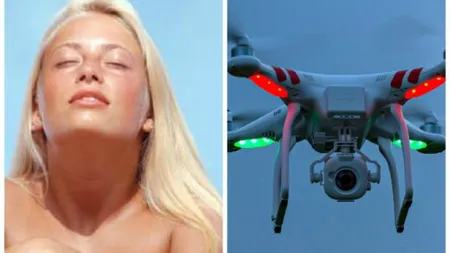 Făcea plajă nud pe balcon când a apărut o dronă. Ce s-a întâmplat cu imaginile