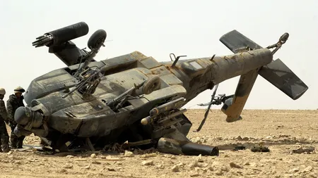 ELICOPTER PRĂBUŞIT la frontiera dintre Arabia Saudită şi Yemen: Doi piloţi au MURIT