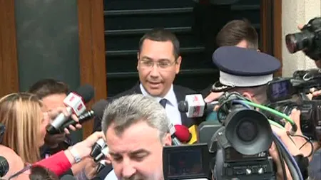 Victor Ponta, la DNA. Un protestatar i-a cerut DEMISIA: 