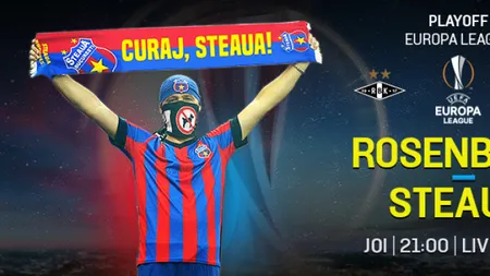 ROSENBORG - STEAUA LIVE VIDEO: Prime uriaşe oferite de Gigi Becali pentru calificare