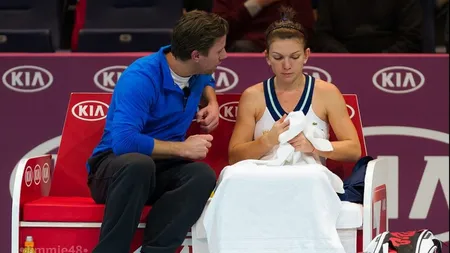 Simona Halep a jucat accidentată. În faza următoare a US Open îşi va întâlni antrenorul concediat prin SMS
