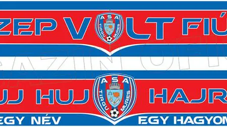 Situaţie nemaivăzută în Liga 1. Un club pune în vânzare eşarfe de susţinere în limba maghiară