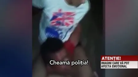 Un HOŢ a chemat POLIŢIA după ce a fost bătut măr de femeia pe care voia să o jefuiască VIDEO