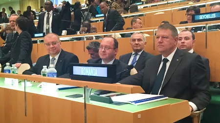 Klaus Iohannis a participat la deschiderea Summitului ONU de la New York