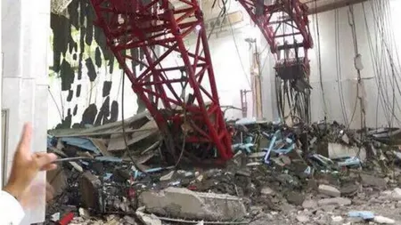 TRAGEDIE la Moscheea Sfântă de la Mecca. Peste 100 de morţi, după prăbuşirea unei macarale