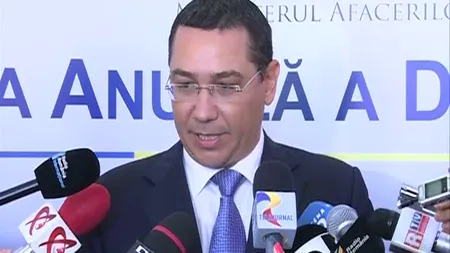 Victor Ponta, atac la politicienii care fac declaraţii 