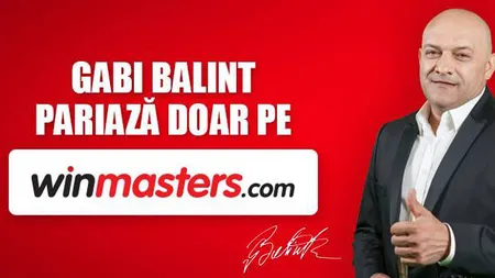 GABI BALINT se alătură echipei WINMASTERS în calitate de BRAND AMBASSADOR