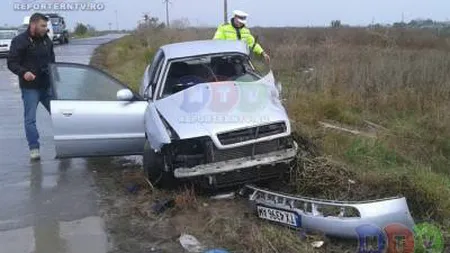 Beat şi fără permis, un şofer din Constanţa a făcut două accidente în câteva minute