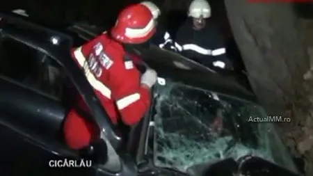 Accident GRAV în Maramureş. Şoferul a murit pe loc, o altă persoană a fost rănită VIDEO